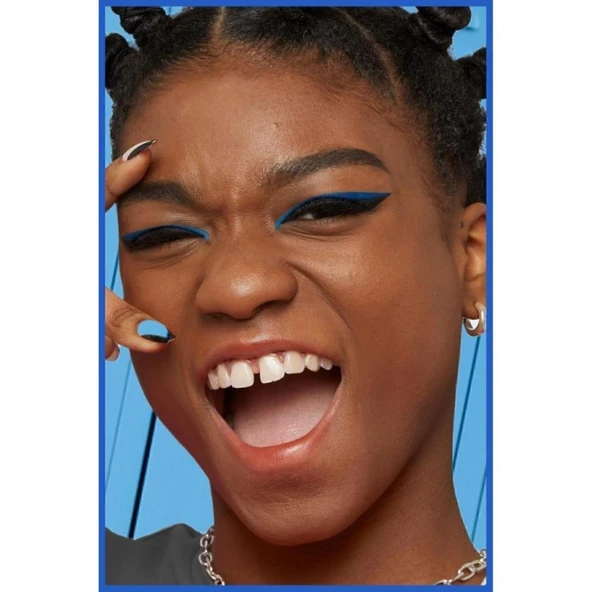Maybelline New York Hyper Precise All Day Likit Eyeliner Parrot Blue – Gün Boyu Kalıcı, Ergonomik Tasarım ve Kolay Sürüm - Resim 5