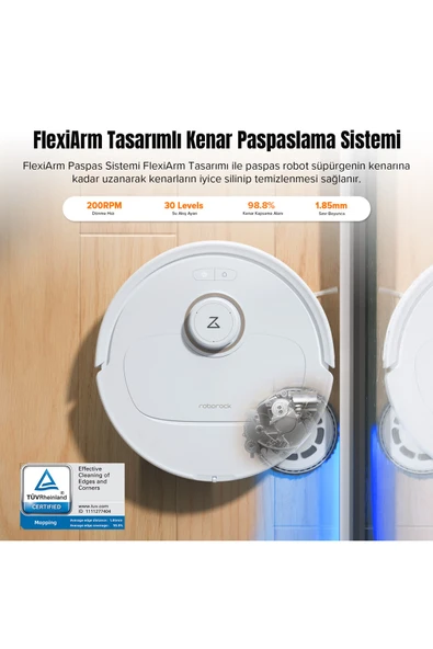 QRevo MaxV Akıllı Robot Süpürge Beyaz - 3