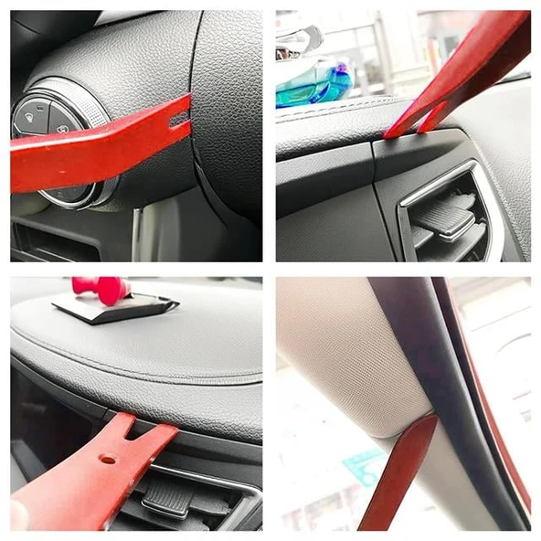 Carstar HM-798 Araç İçi Ses Sistemi Sökme - Lastik Sökme -  Kapı Düzeltme Çıkarma Seti - Resim 3