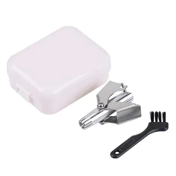 Powermaster PM-21009 Paslanmaz Çelik Manuel Burun Kıl Temizleme Tüy Alma Aleti - Resim 5