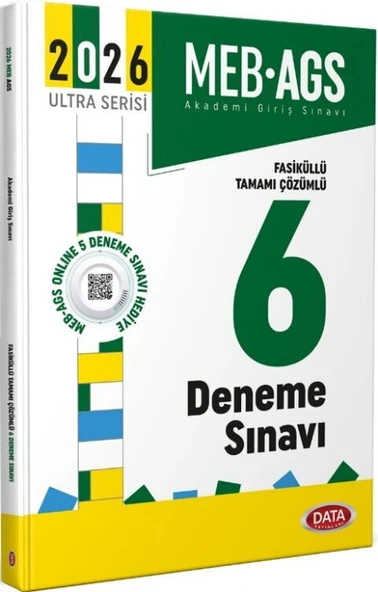 2026 MEB AGS Ultra Serisi Fasiküllü 6 Deneme Data Yayınları ürün görseli 1