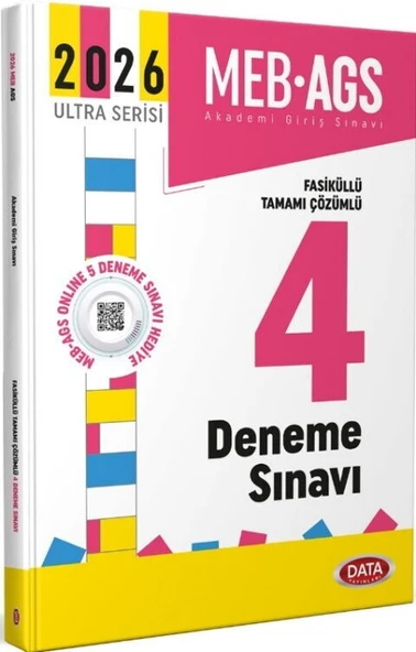 2026 MEB AGS Ultra Serisi Fasiküllü 4 Deneme Data Yayınları ürün görseli 1