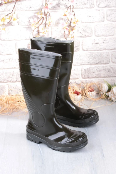 Fort 1199 Ulaş 37 Cm Uzunluk Pvc %100 Su Geçirmez Tarım Çiftçi Sulama İş Çizmesi - Resim 11