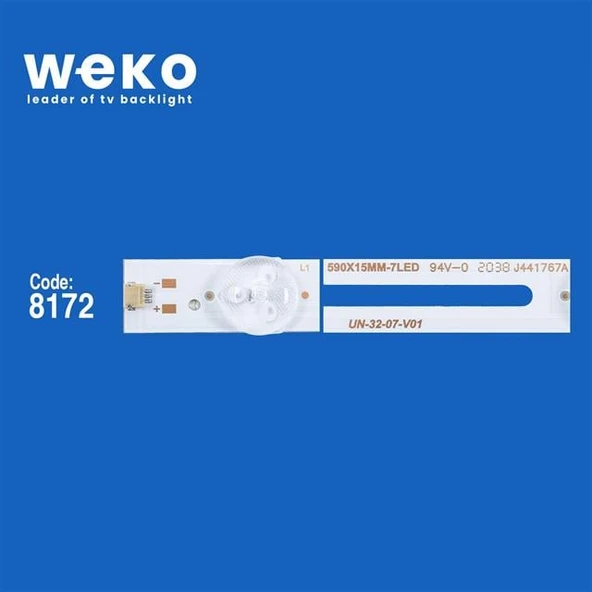 32Inch Universal Dled 3v 1w 7 Ledli 59 Cm 1,8 Cm No:444 - Resim 2