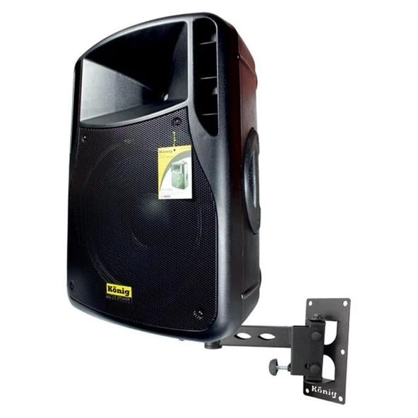 König K-202 Kabinli Hoparlör Askı Aparatı (38 Cm Hoparlör Sehpa) - Resim 3