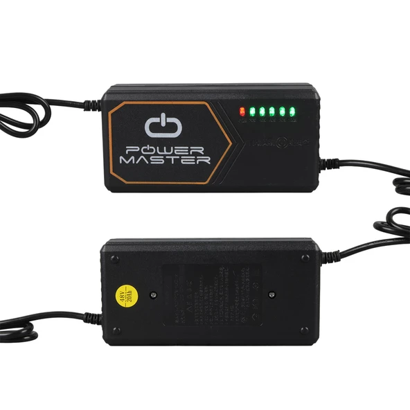 POWERMASTER PM-31124 ADJ160-00  48 VOLT - 20 AMPER ELEKTRİKLİ BİSİKLET ŞARJ CİHAZI - Resim 3