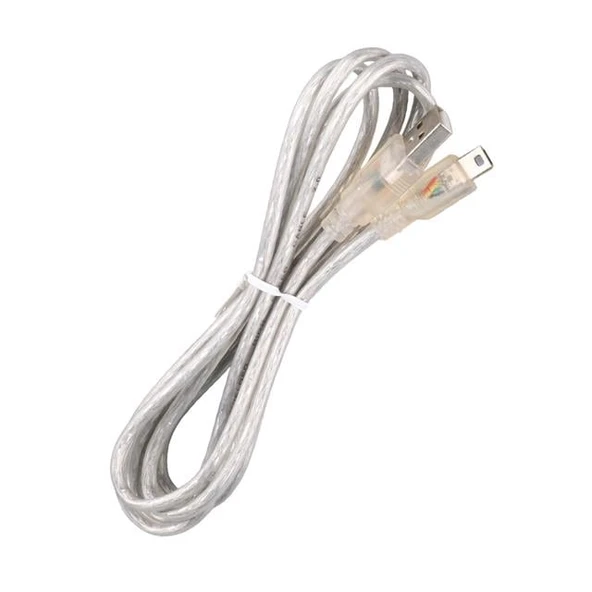 Powermaster iPod Şarj Aleti Kablosu 5 Pin Geniş 1.5 Metre Şeffaf ürün görseli 1