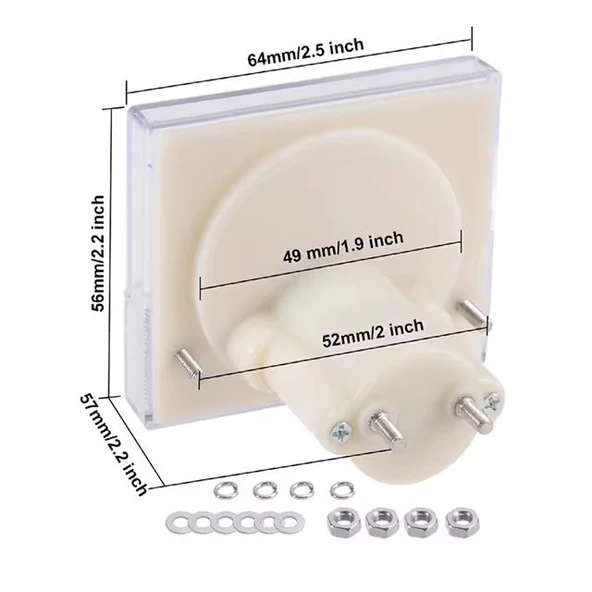 PowerMaster IC-230A 0-30V DC Analog Voltaj Gerilim Metre Gösterge 56x64x57mm ürün görseli 1