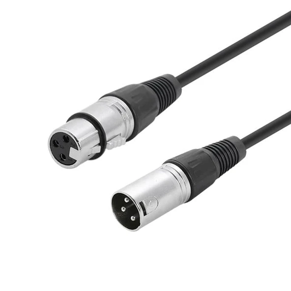 MagicVoice MV-5213 5 Metre Canon Dişi - Erkek Hazır Mikrofon Ara Uzatma Kablosu ürün görseli 1