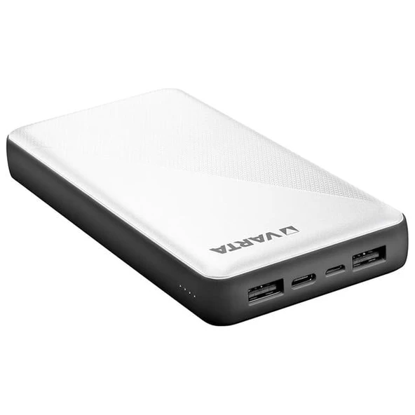 Varta 15.000mAh Led Göstergeli Powerbank 2xUSB Type-C Micro-USB Şarj Girişli ürün görseli