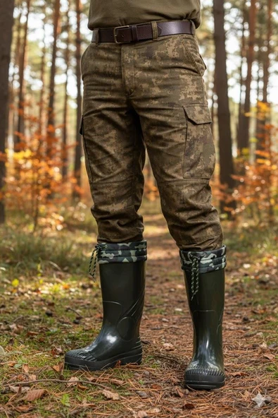 Fort 1198 Ulaş İçi Kürklü 33 Cm Uzunluk Pvc %100 Su Geçirmez Tarım Çiftçi Sulama İş Çizmesi ürün görseli