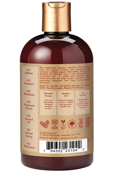 Shea Moisture Yoğun Nemlendirici Şampuan 384ML - 3
