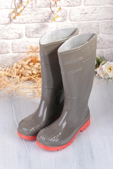 Fort 1199 Ulaş 37 Cm Uzunluk Pvc %100 Su Geçirmez Tarım Çiftçi Sulama İş Çizmesi - Resim 6