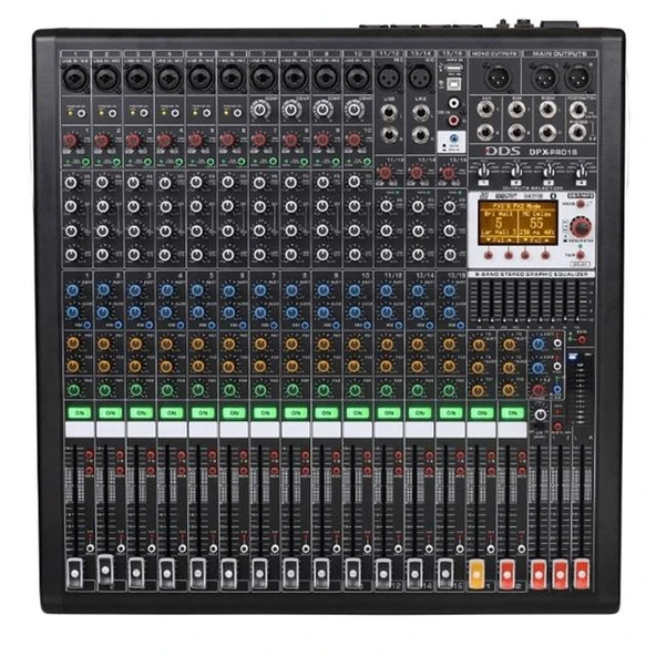 DDS DPX-PRO16 4X1250 Watt 16 Kanal Power Mixer ürün görseli