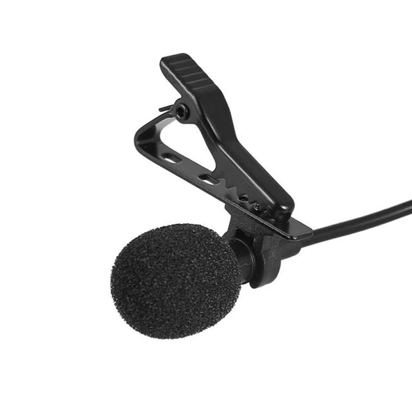 Haiki HK-301 3.5Mm Jack Girişli Kablolu Youtuber Yaka Mikrofon - Resim 2