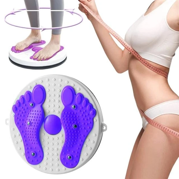 Sunup SN-22218 Döner Zayıflama ve Bel İnceltme Diski - Vücut Şekillendirici Egzersiz Aleti - 3