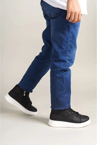 1012 - Roma Çocuk Ayakkabı SIYAH - Resim 5