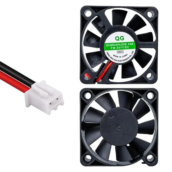 PowerMaster IC-216A Fırçasız DC Fan 50X50X10mm 5 Volt 2 Pin ürün görseli 1