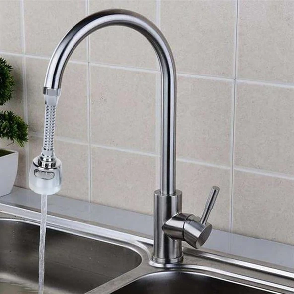 Sunup SN-27116 2 Kademeli Tasarruflu Mutfak Musluk Başlığı Universal - Resim 2