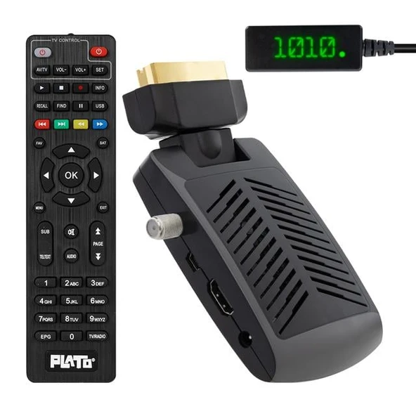 Plato Multi Mini Scart HD Uydu Alıcısı ürün görseli 1