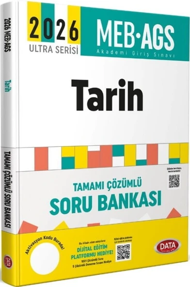 2026 MEB AGS Ultra Serisi Tarih Soru Bankası Data Yayınları ürün görseli 1