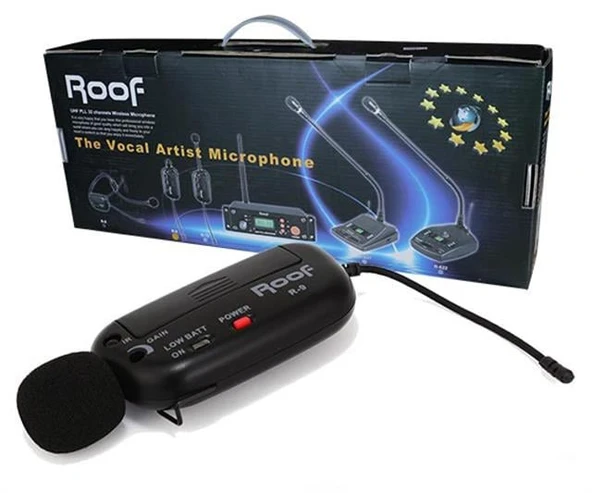 Roof R-9 UHV B-C Bandı Yaka Mikrofon ürün görseli