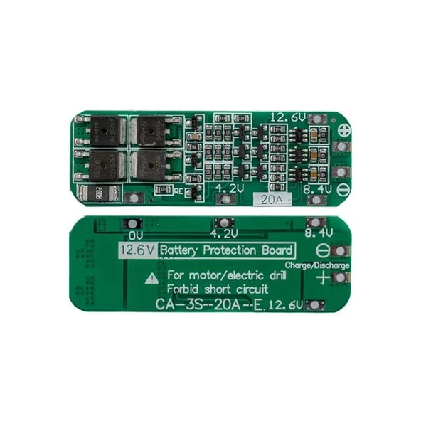 Weko BMS-24031 3S 20A BMS Devresi Lityum Batarya Şarj Modülü ürün görseli