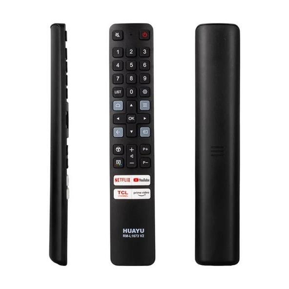 TCL RM-L1673 V2 Netflix - Prime Video - TCL Chanel - Youtube Tuşlu TCL Lcd Led TV Kumanda ürün görseli