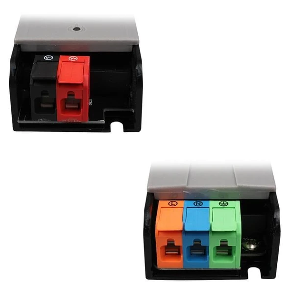 PowerMaster PM-26843 12/24/36/48 Volt 4 Amper 100 Watt Metal Kasa Kademeli Adaptör Voltaj Göstergeli 148x43x27mm - Resim 4