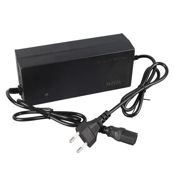 Powermaster Li-İon Lityum Piller İçin 54.6 Voltaj 2 Amper Elektrikli Bisiklet Şarj Cihazı - Resim 3