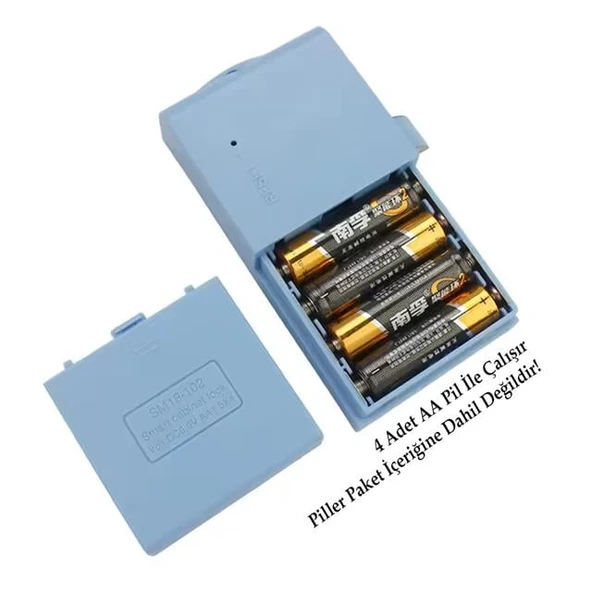 PowerMaster PM-26724 Tuş Şifreli Siyah Çekmece Dolap Kilidi (2'li Paket) - 3