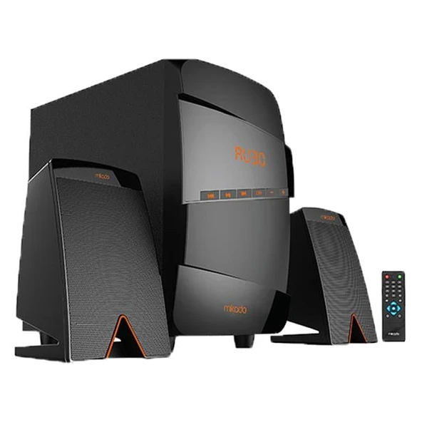 Mikado MD-671BT 2+1 40W RMS Siyah Usb+SD+Fm Destekli Multimedia Bluetooth Speaker Ev Sinema Sistemi - Resim 4