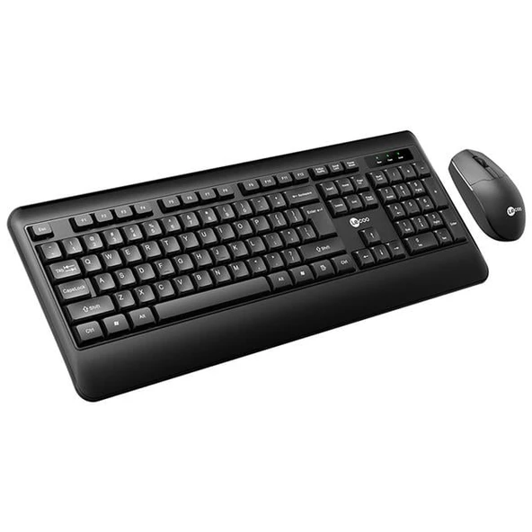 Lenovo Lecoo KW202 Kablosuz Q Klavye - Mouse Set Siyah - Resim 2