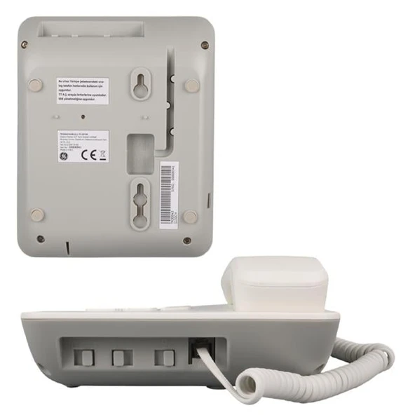 General Electric TK-30043 Ekransız Beyaz Masaüstü Telefon - Resim 3
