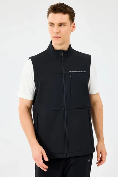 Skechers M Fitted Turtle Neck Softshell Vest S2520220 Erkek Yelek - Resim 2