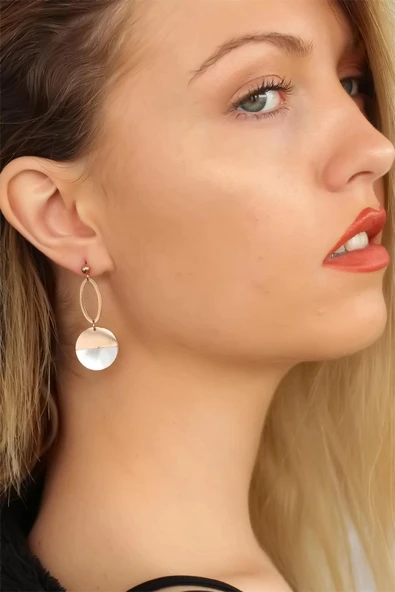 HEYF Rose Renk Bayan Küpe ürün görseli 1