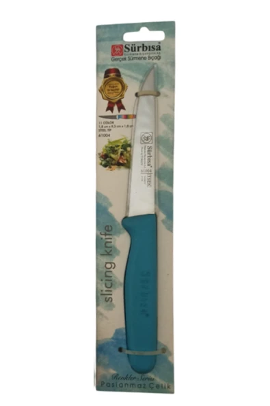 Sürbisa 61004 Turkuaz Sürmene Sebze Bıçağı - Resim 2