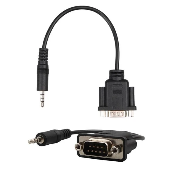 Powermaster 9 Pin Rs232 Erkek - 3.5 Mm Stereo Erkek 3 Boğumlu Jack Kablo ürün görseli