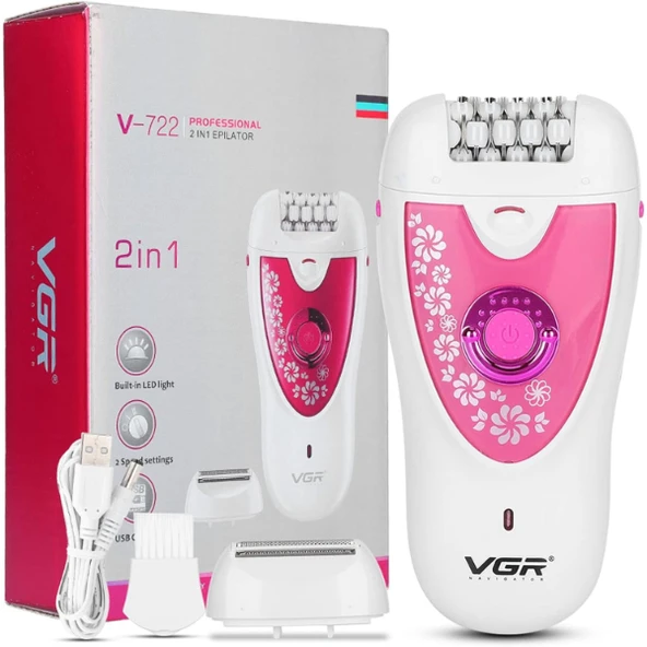 Profesyonel 2 Başlıklı Epilasyon Aleti - Resim 4