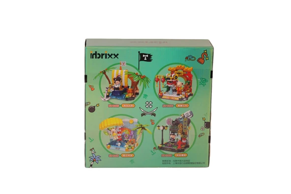 P881005 PANLOS TEDDY AYI KOLEKSİYONU KORSAN 190 PARÇA BLOCK OYUNCAK ürün görseli