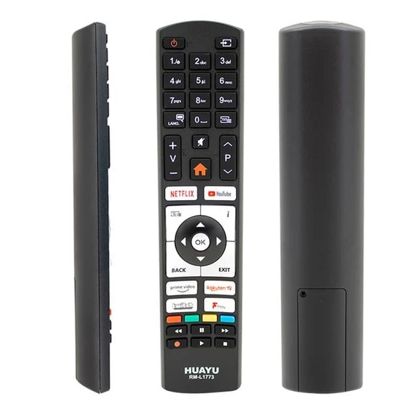 Huayu RM-L1773 Vestel Netflix-YouTube-Prime Vide Tuşlu Universal Lcd Led Tv Kumandası ürün görseli
