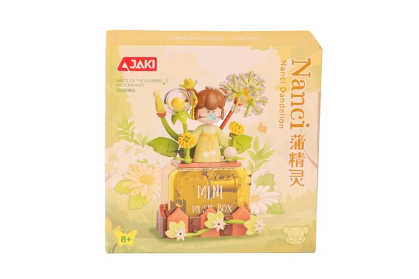 HK113 JAKİ KARAHİNDİBA MÜZİK KUTUSU 144 PARÇA BLOCK OYUNCAK ürün görseli