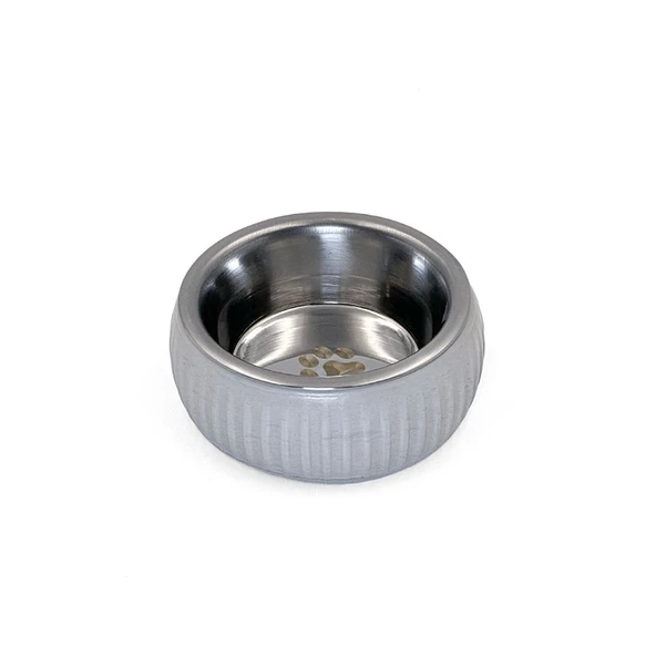 Mikopet Organik Seramik Mama Kabı Gri - Resim 2