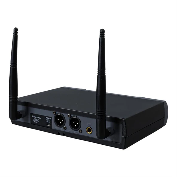 Westa WM-202T 1 Alıcı + 2 Yaka (Lavalier) Kablosuz Uhf Mikrofon Seti - 2