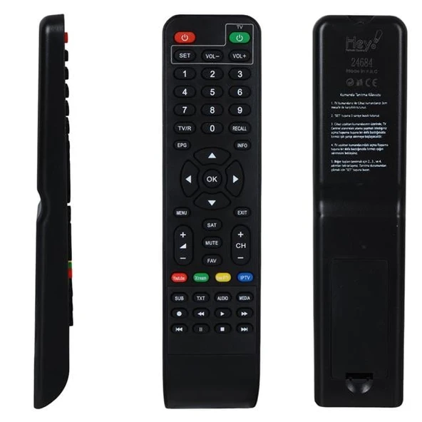 Dreamstar Y33A YouTube Tuşlu HD Uydu Kumandası ürün görseli 1