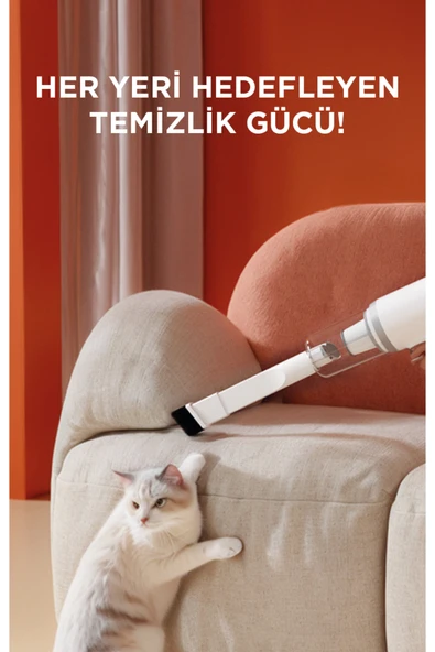 Elektrikli Dikey Süpürge 600W Vakum Süpürge - Resim 4