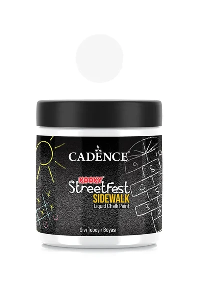 SF01 Beyaz Sıvı Tebeşir Boyası 250ML - Cadence Kooky Streetfest ürün görseli 1