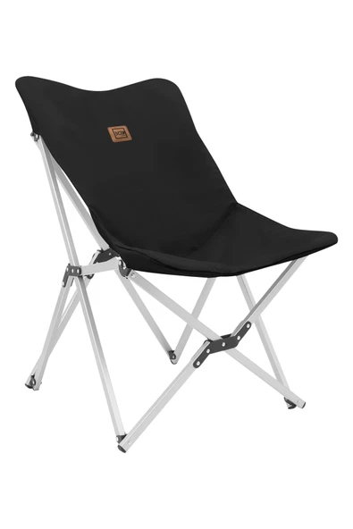 Box&Box Alüminyum Katlanabilir Kamp Sandalyesi, Piknik Sandalyesi, Taşıma Çantalı, Kumaş, Siyah ürün görseli