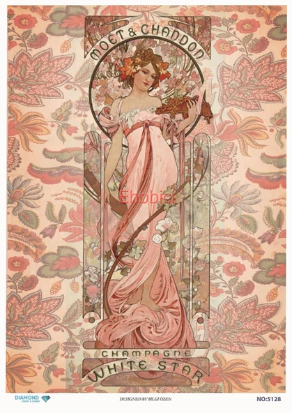 Diamond Pirinç Dekopaj Kağıdı - 5128 ürün görseli