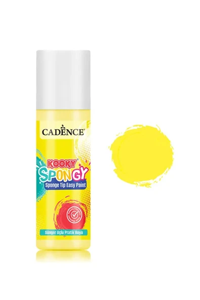 SPN01 Sarı Spongy Sünger Uçlu Pratik Boya 100ML ürün görseli 1